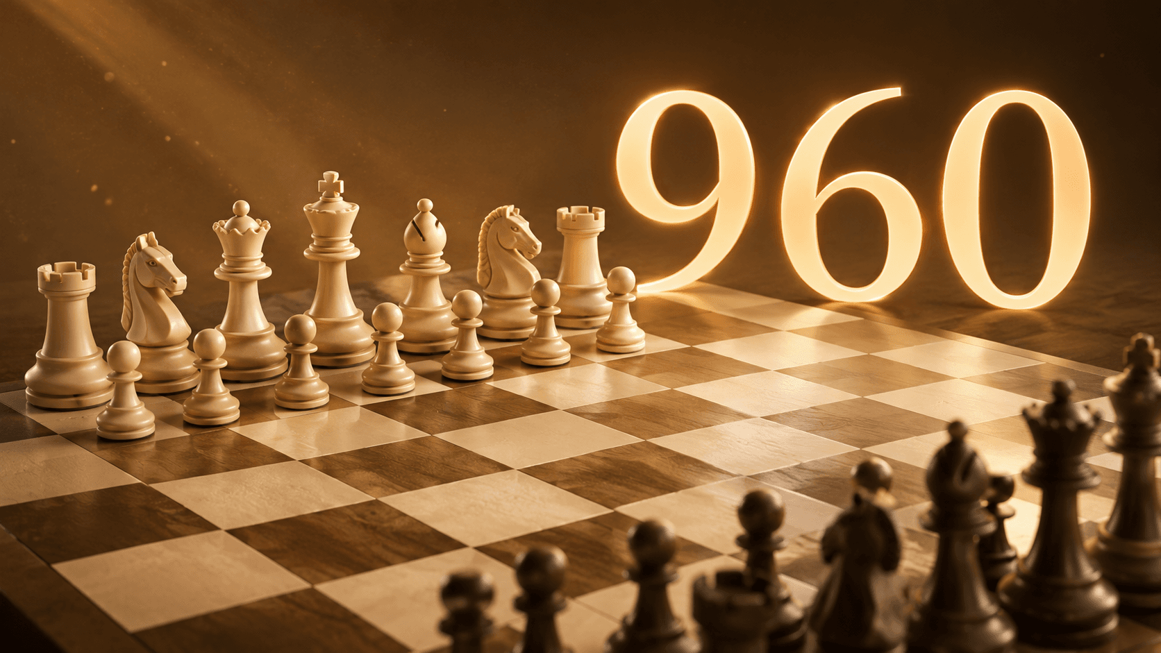 Chess960 — Randomized back rank, no opening theory
