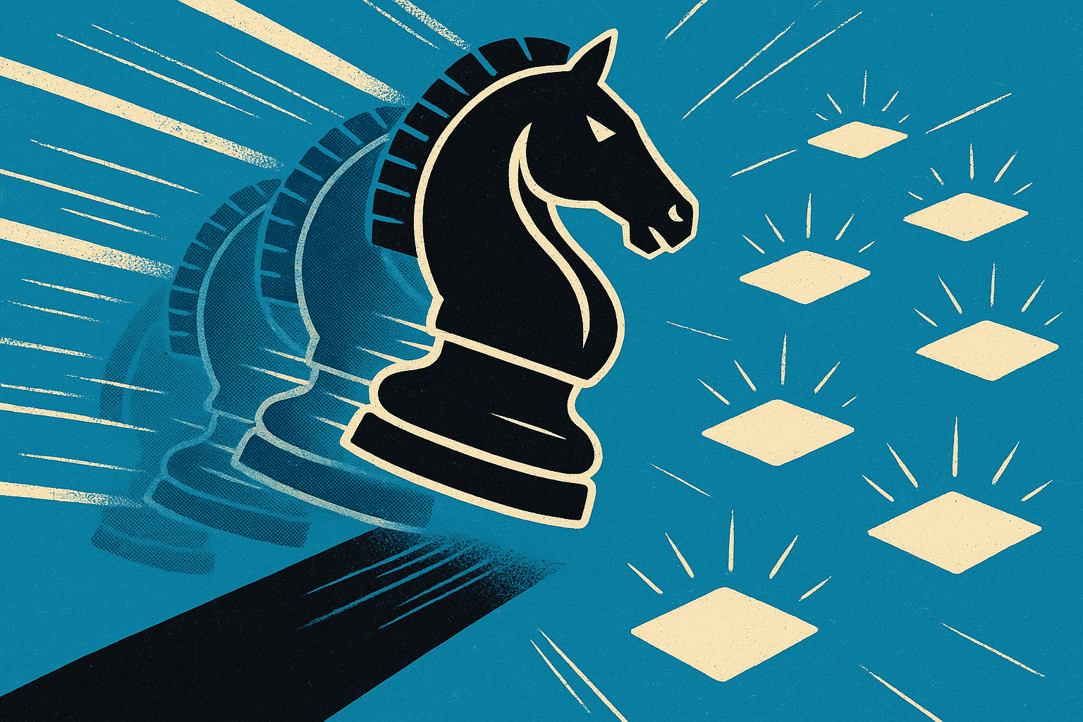 Move Rush — Every legal piece lights up. Choose fast.