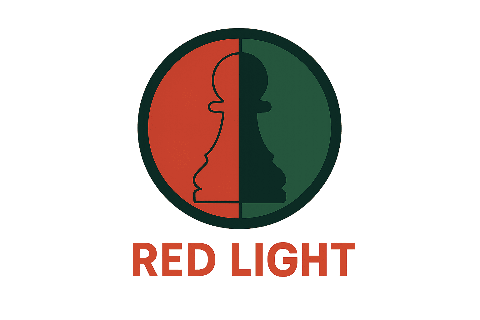 Red Light — Red pieces are frozen, green pieces are free